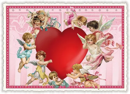 Hearts, Postcard