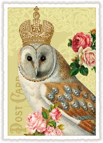 Yellow Owl, Postcard