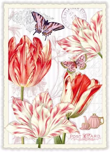 Tulips, Postcard