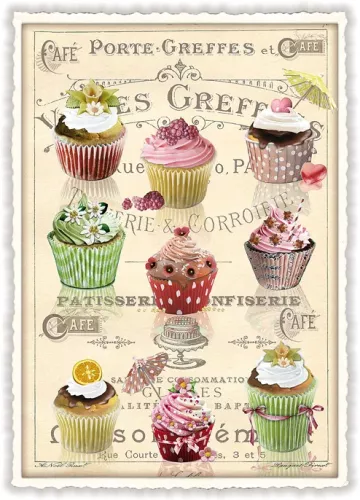 Cupcakes, Postcard