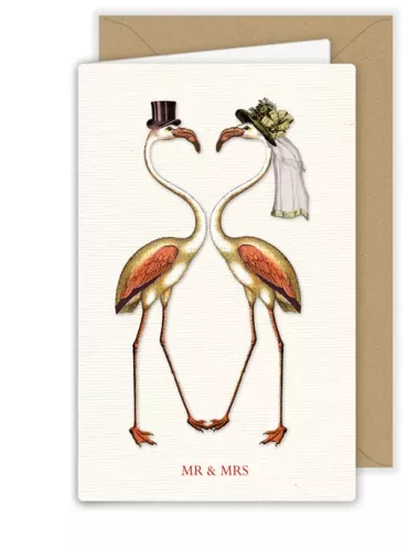 Mr. & Mrs., Greeting Card
