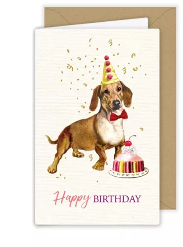 Birthday Dog, Greeting Card