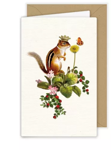 Royal Chipmunk, Greeting Card