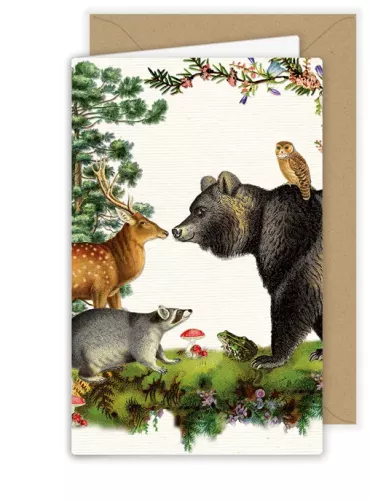 Forest Animals, Greeting Card