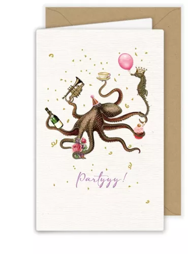 Partyyy!, Greeting Card