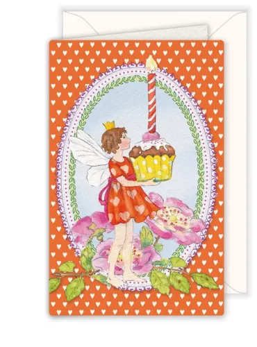 Elf with Candle, Greeting Card
