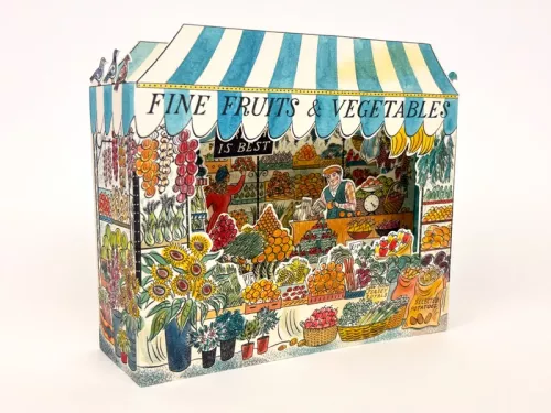 Fine Fruits & Vegetables 3D Card by Emily Sutton