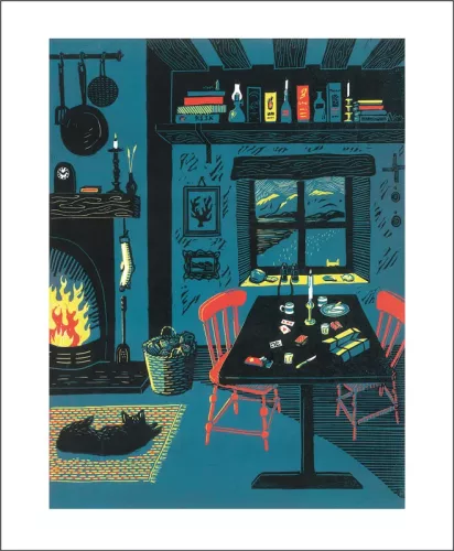 Ten Past Ten by Rosanna Reade,  Greeting card