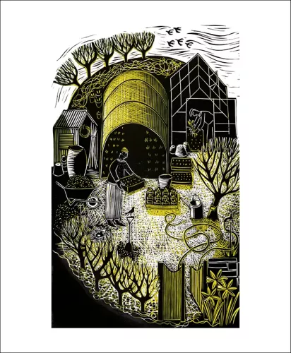 Sowing by Sarah Kirby, Greeting card