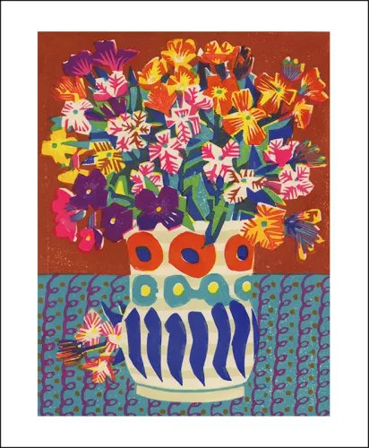 Wallflowers in a Charleston Vase by Matt Underwood
