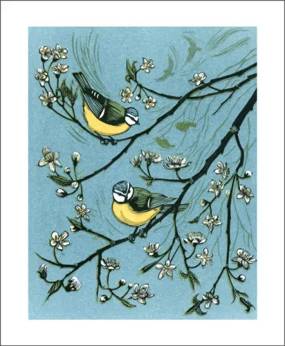 Spring Pursuit by Niki Bowers, Greeting card