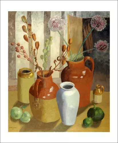 Margaret’s Pots by Cedric Morris, Greeting card