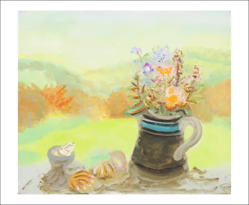 Evening at Boothby by Winifred Nicholson, Greeting card