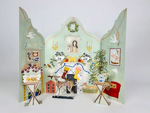 Festive Dutch Gable by Polly Fern, Advent Calendar