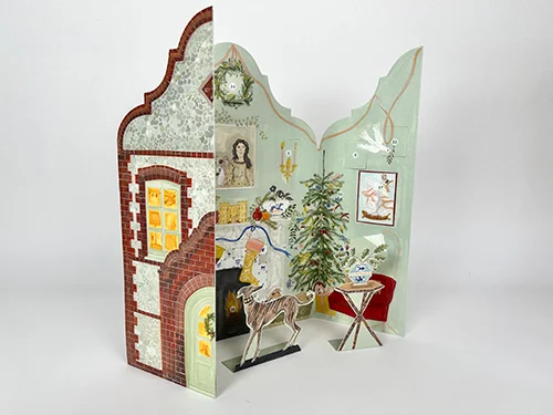 Festive Dutch Gable by Polly Fern, Advent Calendar