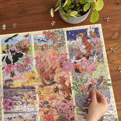 Through the Seasons (1000) Puzzle