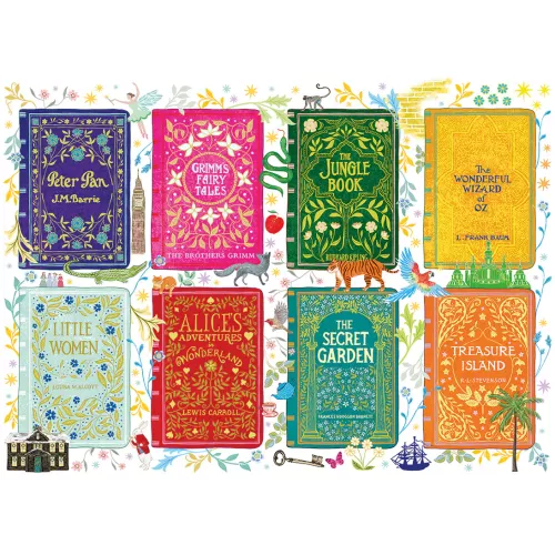 Classic Book Covers (1000) Jigsaw Puzzle