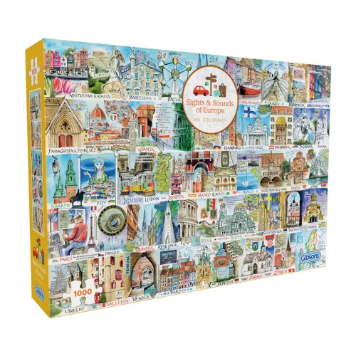 Sights & Sounds of Europe (1000) Jigsaw Puzzle