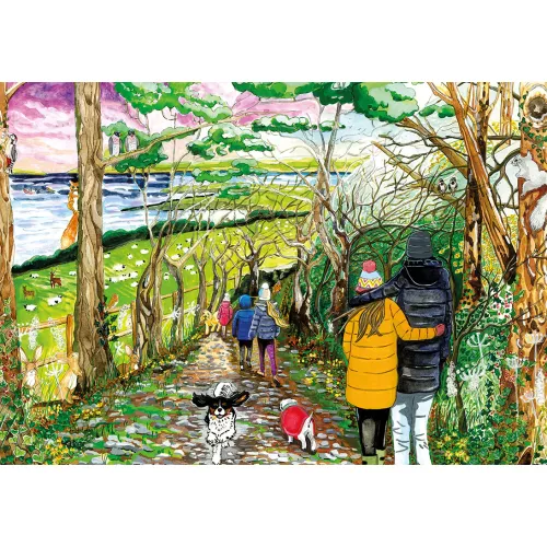 A Dog's Life (4x500) Jigsaw Puzzle
