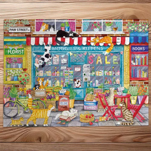 Moggies and Kittens (1000) Jigsaw Puzzle