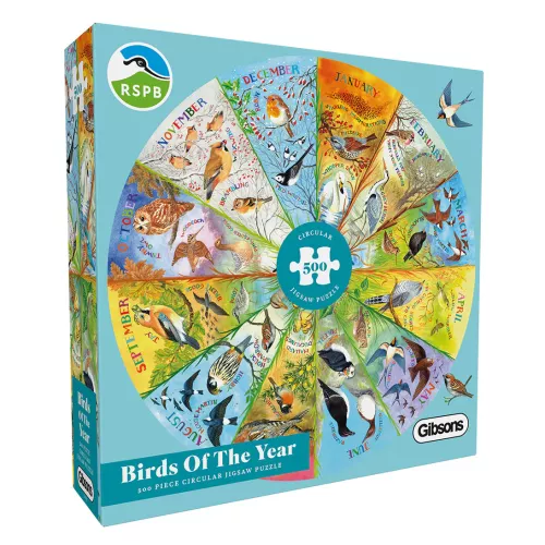 RSPB Birds of the Year (500 Circular) Jigsaw