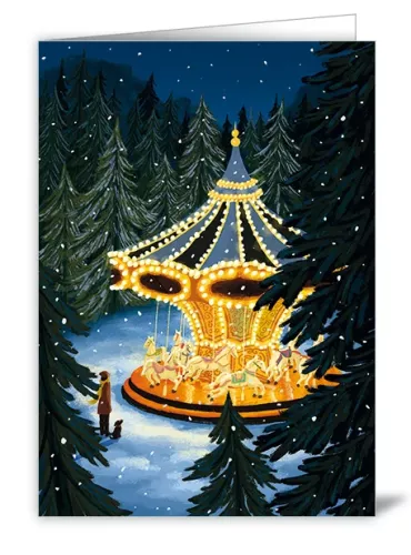 Carousel In Winter Woods, Heartfelt