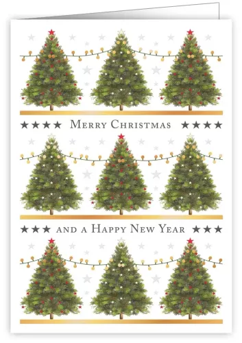 Christmas Trees With Strings Of Light, Mac Classic