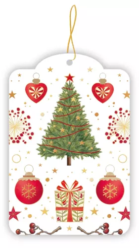 Christmas Tree And Icons, Gift Tag pack