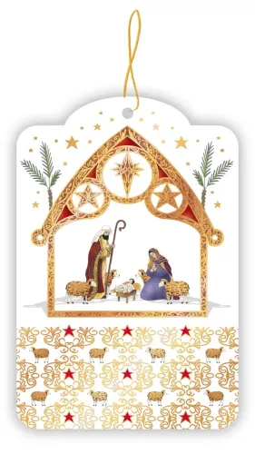 Nativity Scene, Gift Tag pack