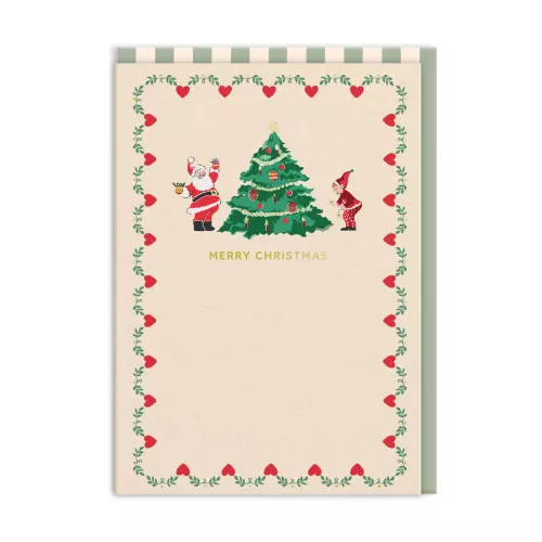 Cath Kidston Santa Christmas Card (9703)