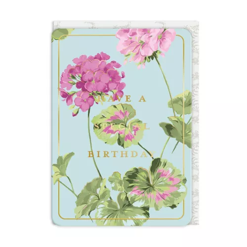 Geranium Greeting Card (13144)