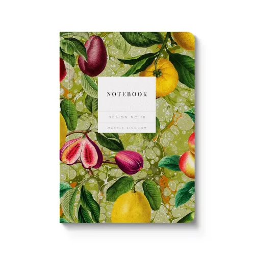 Marble Fruit Premium Paperback Notebook (A6) (12829)