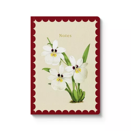 White Orchid Premium Paperback Notebook (A5) (12904)