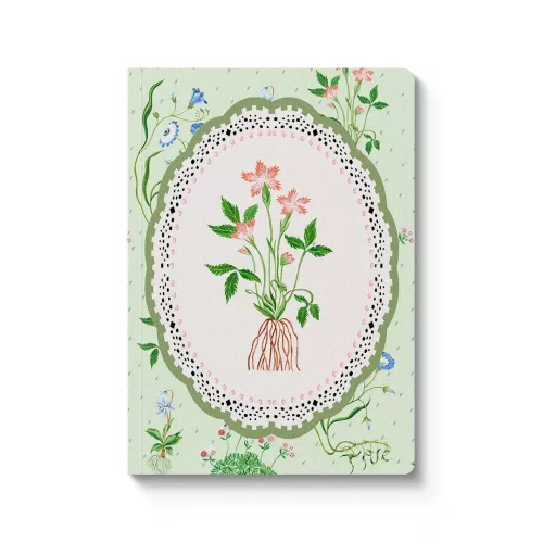 Green Roots Vignette Premium Paperback Notebook (A5) (13162)