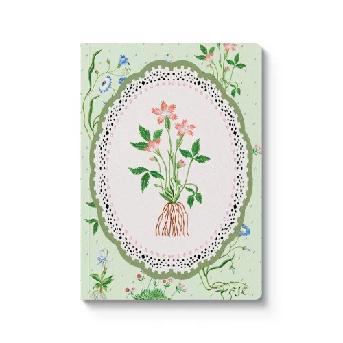 Green Roots Vignette Premium Paperback Notebook (A6) (13166)