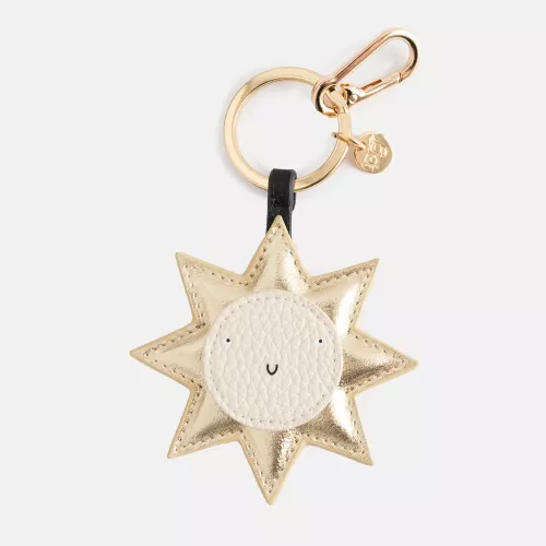 Gold Sun Bag Charm