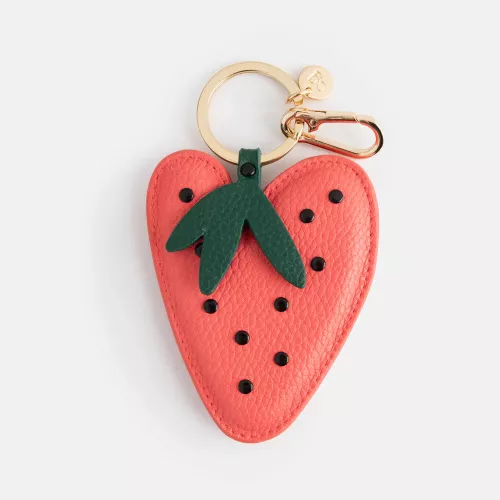 Red Strawberry Bag Charm