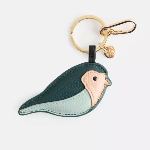Green/Blue Bird Bag Charm