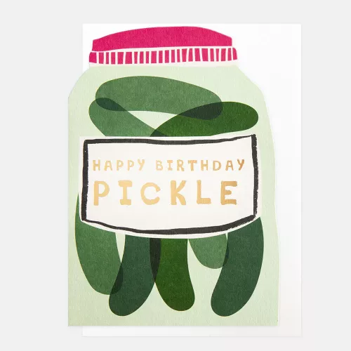 Happy Birthday  Pickle Jar , Greeting Card