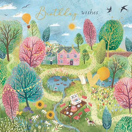 Birthday Picnic, Greeting Card
