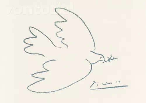Dove of Peace (1950), Postcard