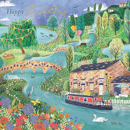 Afternoon By The River, Greeting Card