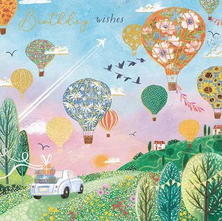 Balloon Fiesta, Greeting Card
