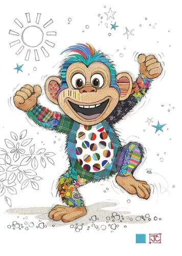 Miguel Monkey, Greeting Card