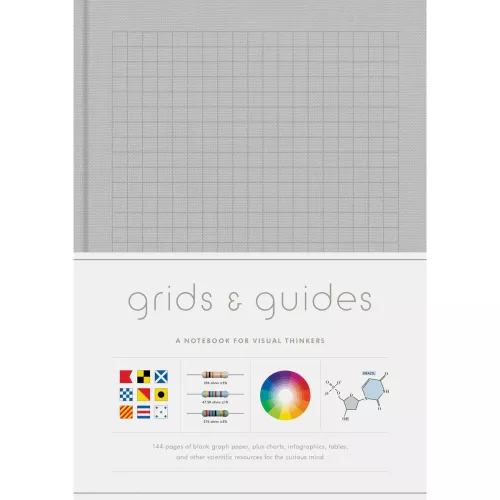 Grids & Guides Notebook, Gray