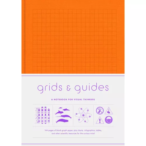 Grids & Guides Notebook, Orange