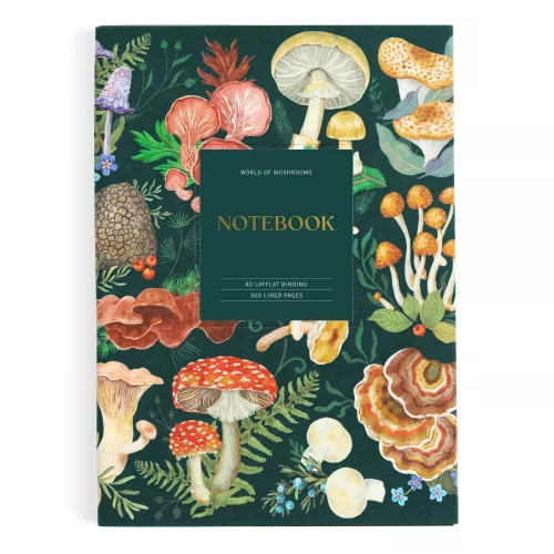 World of Mushrooms Premium A5 Notebook (Notebook/Sketchbook)