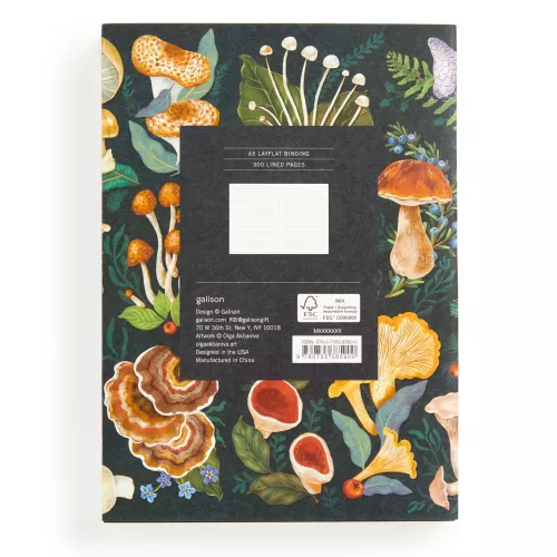 World of Mushrooms Premium A5 Notebook (Notebook/Sketchbook)