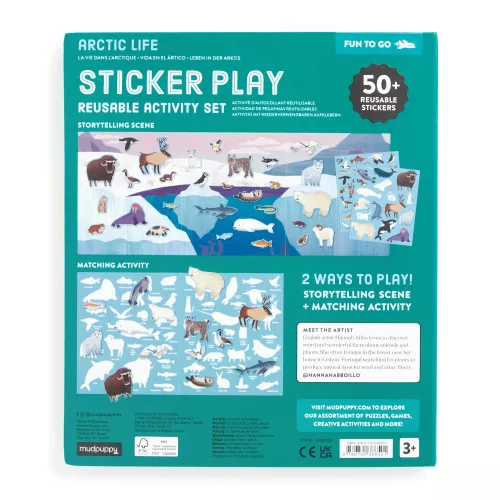 Arctic Life Sticker Play Reusable Activity Set (Sticker Book or Pack)