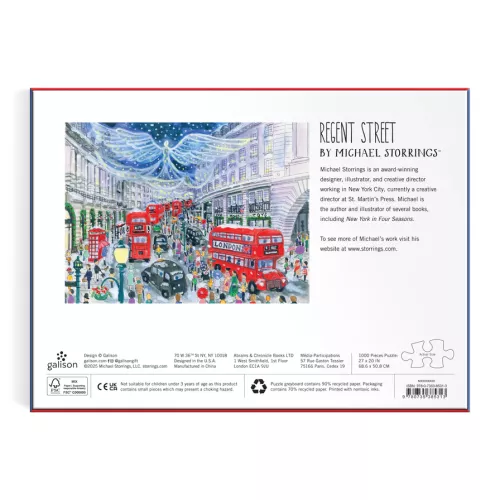 Michael Storrings Regent Street 1000 Piece Puzzle (Jigsaw Products)